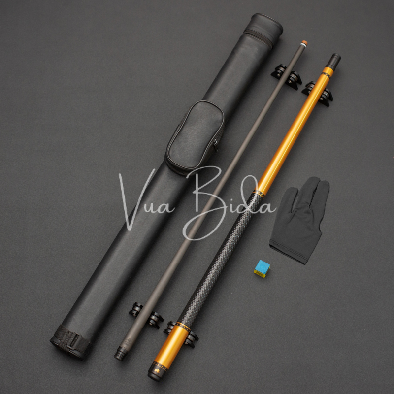 Cơ Bida Lỗ Cao Cấp Rhino Nebula Carbon Gold